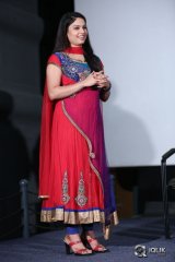 Anchor Chitralekha at Lion Movie Release Date Press Meet